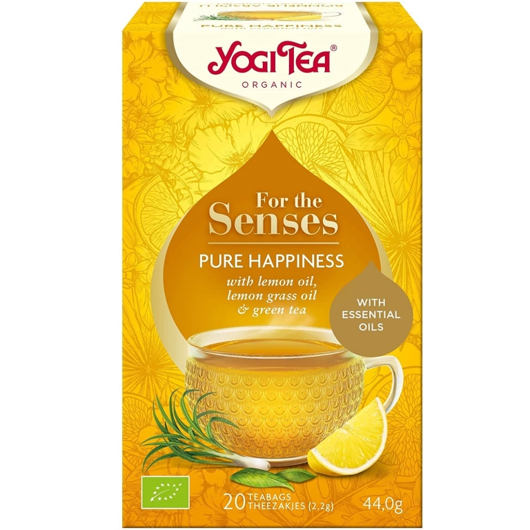 Ceai pt simturi fericire pura eco 20dz - YOGI TEA