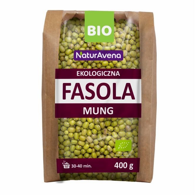 Fasole mung boabe bio 400g - NATUR AVENA