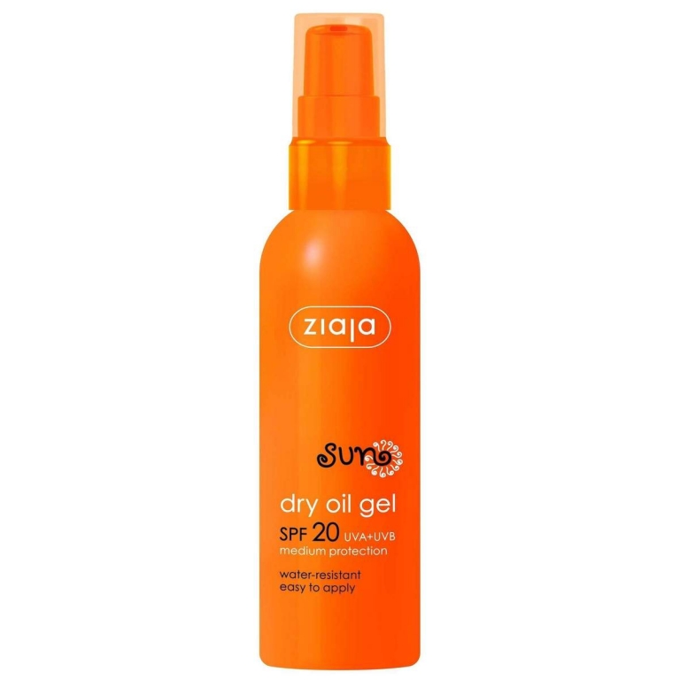 Ulei plaja uscat formula gel protectie solara spf20 90ml - ZIAJA