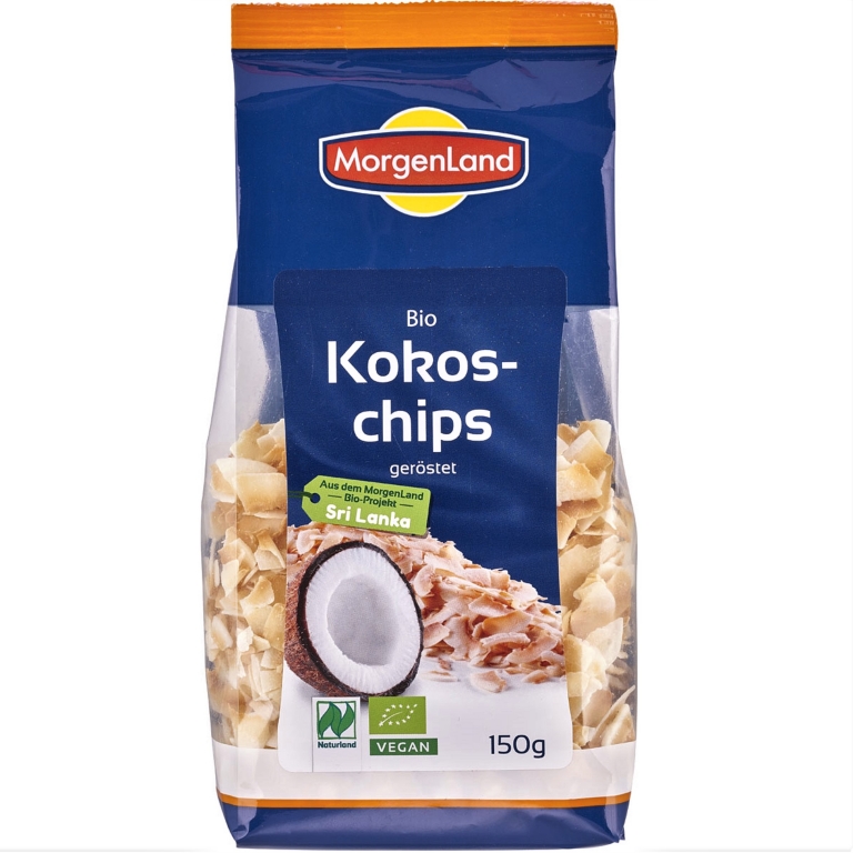 Chipsuri cocos prajite eco 150g - MORGENLAND