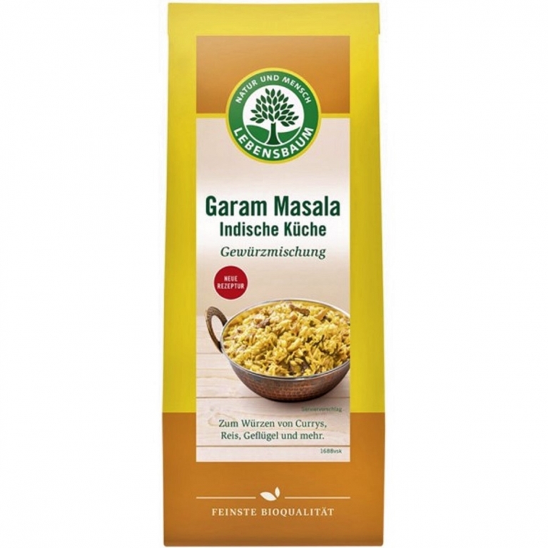 Condimente garam masala pt bucataria Indiana eco 40g - LEBENSBAUM