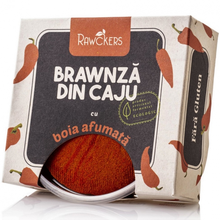 Branza caju maturata cu boia afumata eco 150g - RAWCKERS