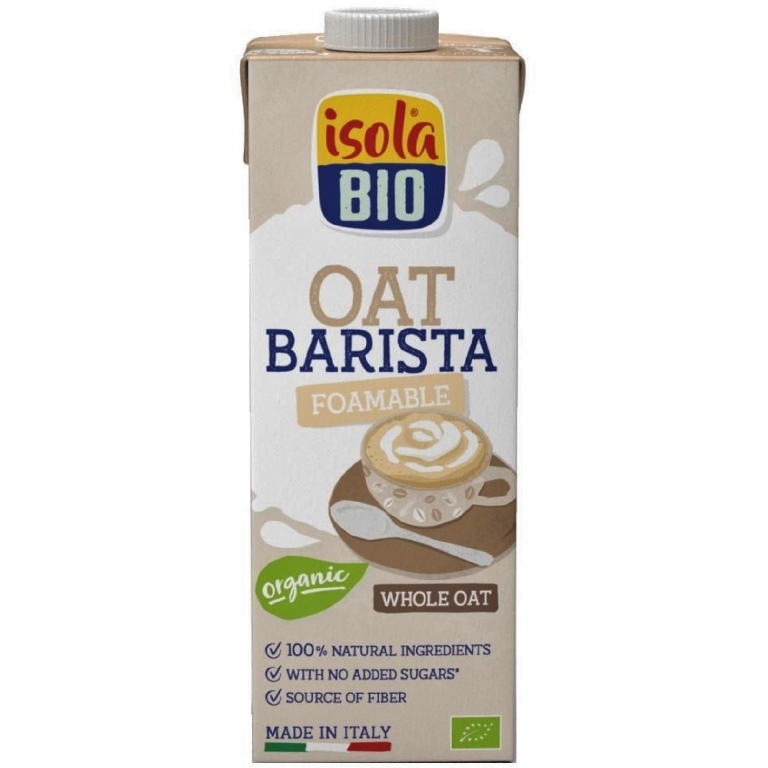 Lapte ovaz integral barista neindulcit eco 1L - ISOLA BIO