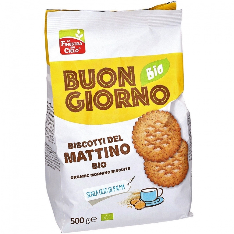 Biscuiti BuongiornoBio dimineata eco 500g - LA FINESTRA SUL CIELO