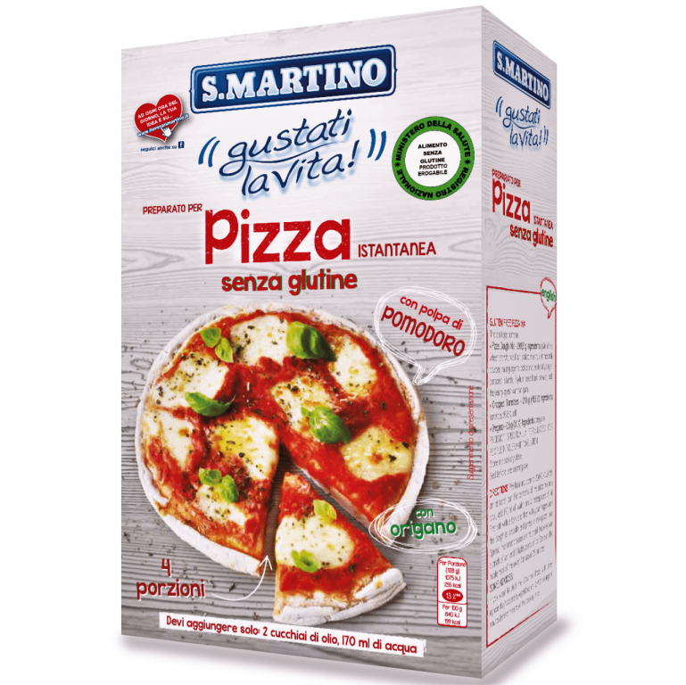 Premix blat pizza fara gluten 460g - S.MARTINO