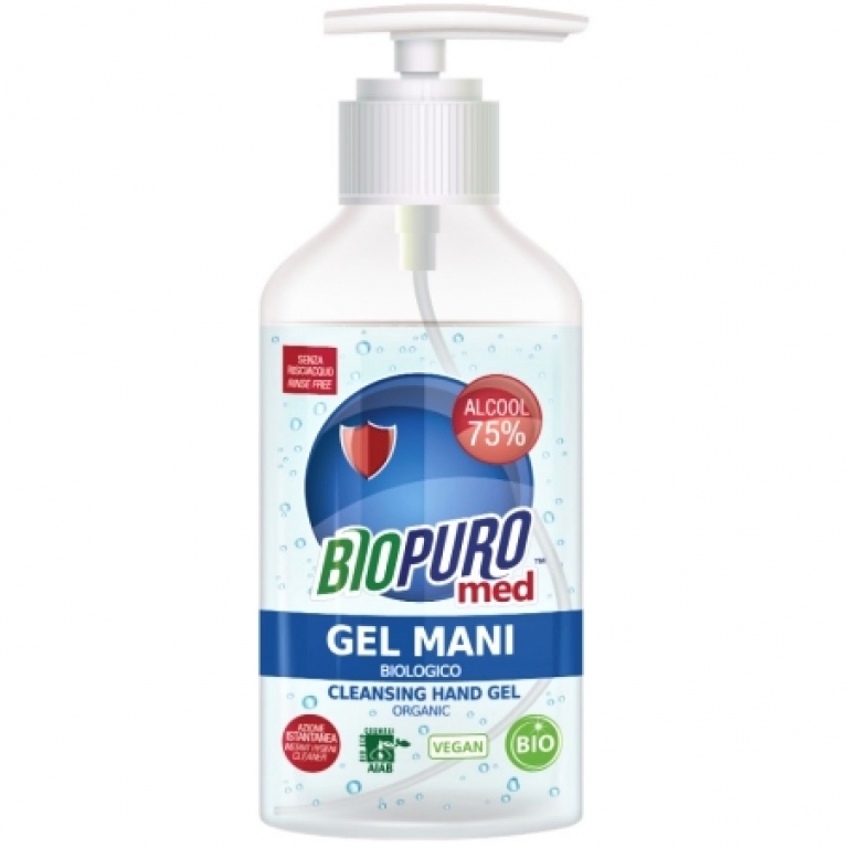 Gel igienizant maini 75%alcool bio 250ml - BIOPURO