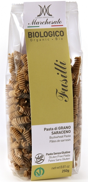 Paste fusilli hrisca fara gluten bio 250g - MARCHESATO