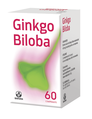 Ginkgo biloba 40mg 60cp - BIOFARM