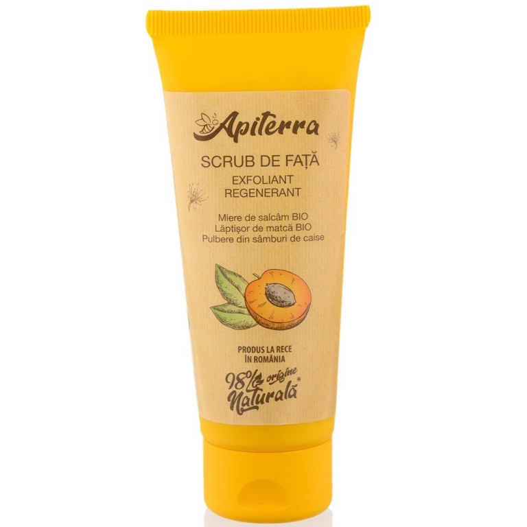 Scrub facial exfoliant regenerant 75ml - APITERRA