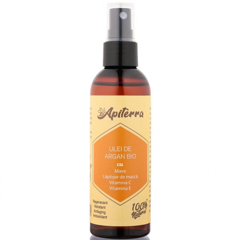 Ulei argan miere laptisor matca 100ml - APITERRA