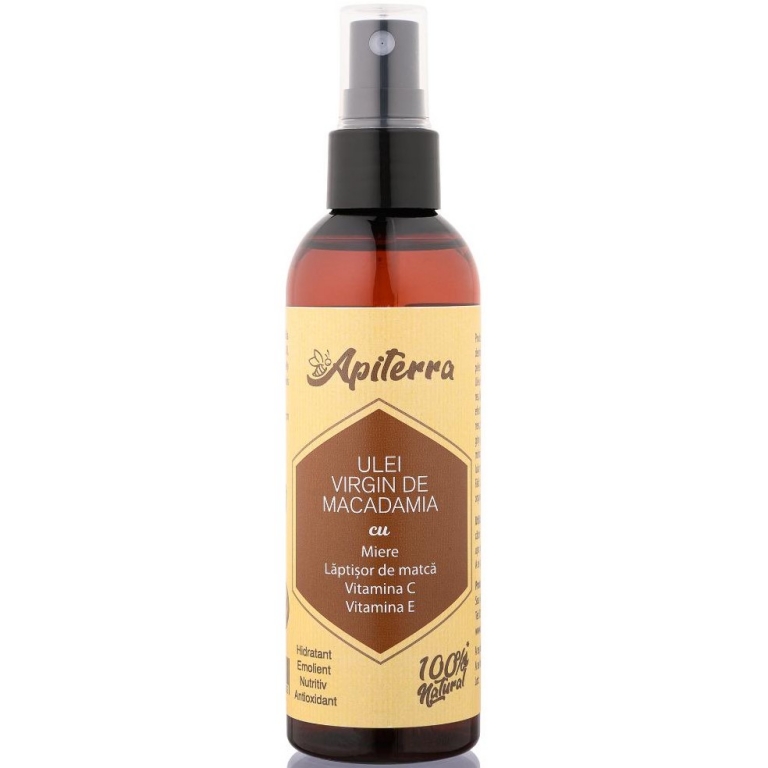 Ulei macadamia miere laptisor matca 100ml - APITERRA