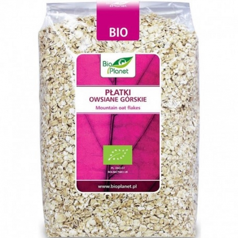 Fulgi ovaz munte din crupe bio 600g - BIO PLANET