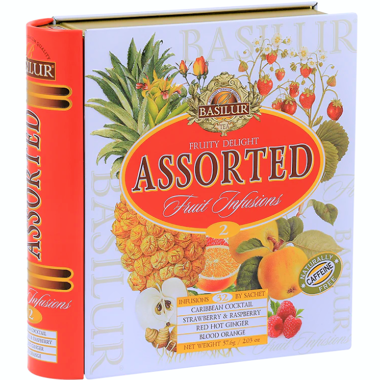 Ceai Fruit Infusions asortat nr2 Fruity Delight carte 4sort 32dz - BASILUR