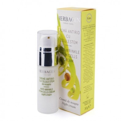 Crema noapte antirid celule stem 30g - HERBAGEN