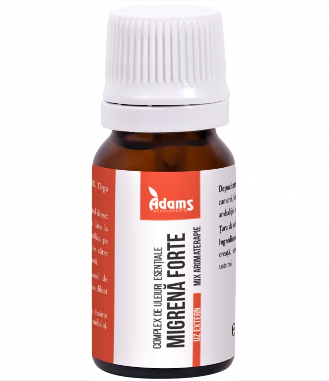 Complex uleiuri esentiale migrena forte 10ml - ADAMS