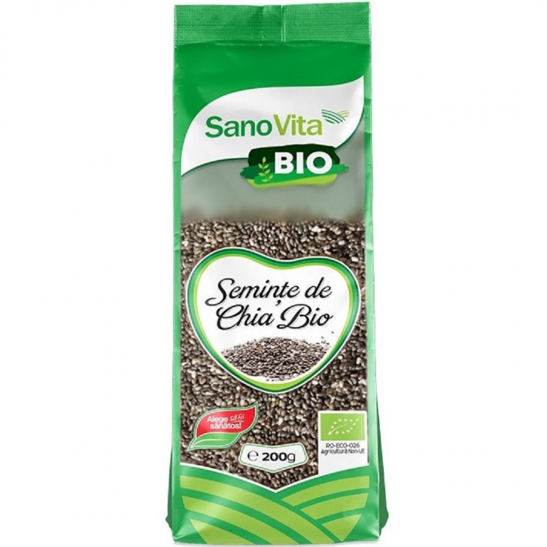 Seminte chia bio 200g - SANOVITA