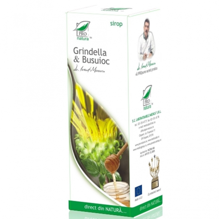 Sirop grindella busuioc 100ml - MEDICA