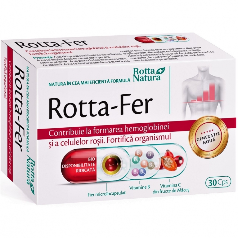 Rotta Fer 30cps - ROTTA NATURA