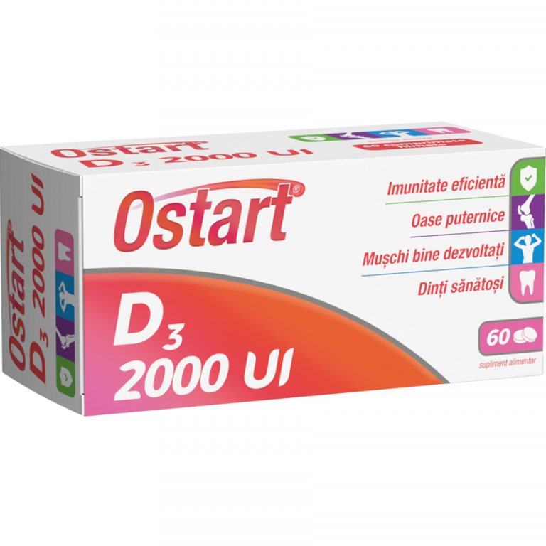 Ostart vitamina D3 2000ui 60cps - FITERMAN