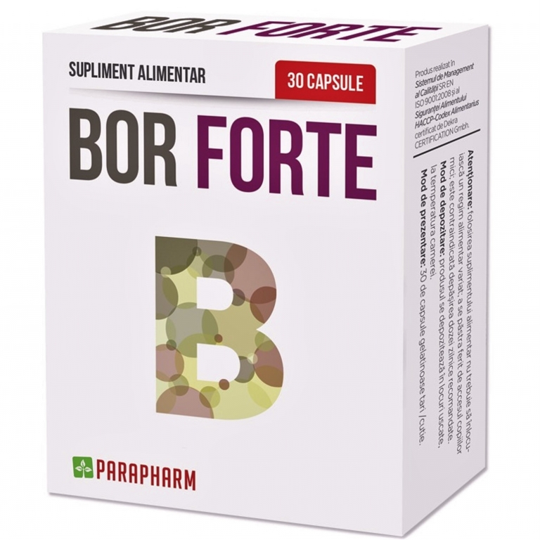 Bor forte 30cps - PARAPHARM