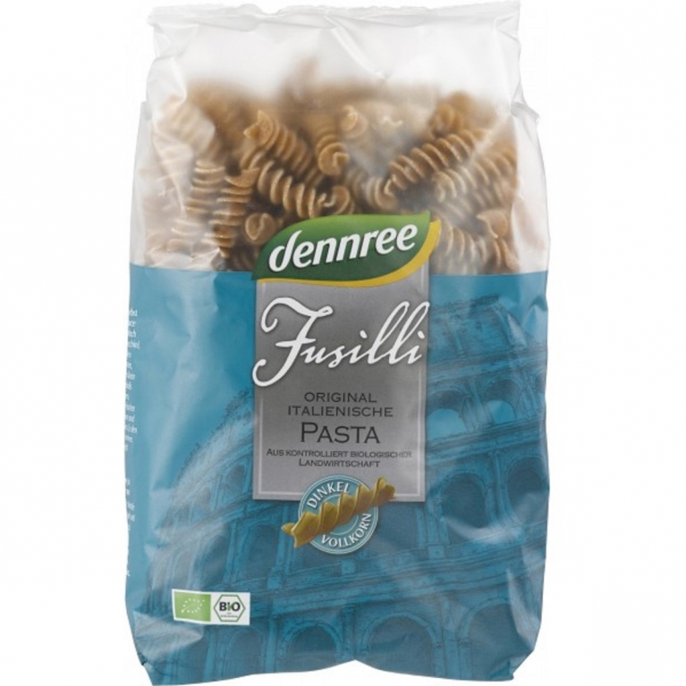 Paste fusilli spelta integrala eco 500g - DENNREE