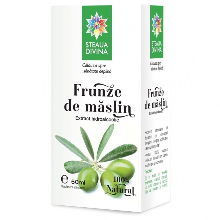 Tinctura frunze maslin 50ml - SANTO RAPHAEL