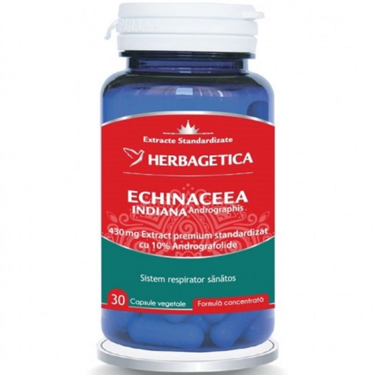Andrographis [Echinaceea indiana] 430mg 30cps - HERBAGETICA