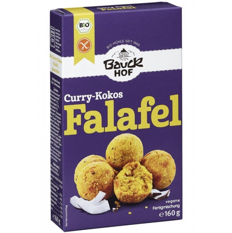 Premix falafel curry cocos fara gluten eco 160g - BAUCKHOF