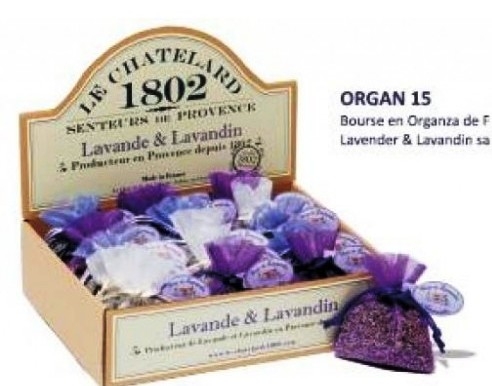 Saculet panza flori lavanda lavandina 15g - LE CHATELARD 1802