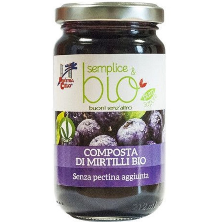 Gem afine fara pectina eco 220g - LA FINESTRA SUL CIELO