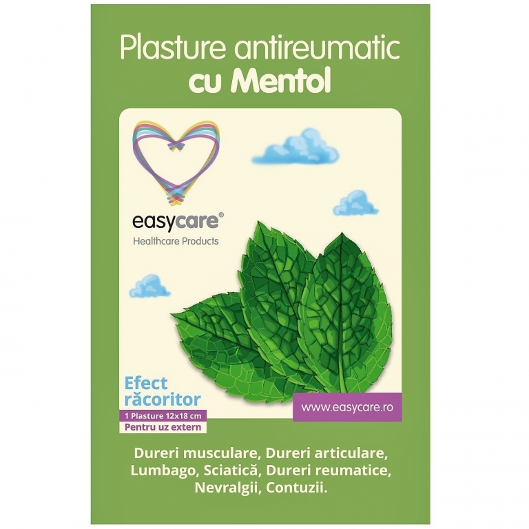 Plasture antireumatic mentol {12x18cm} 1b - EASY CARE