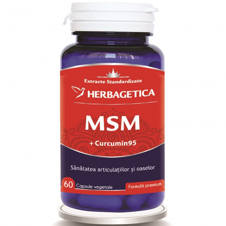 MSM curcumin95 60cp - HERBAGETICA