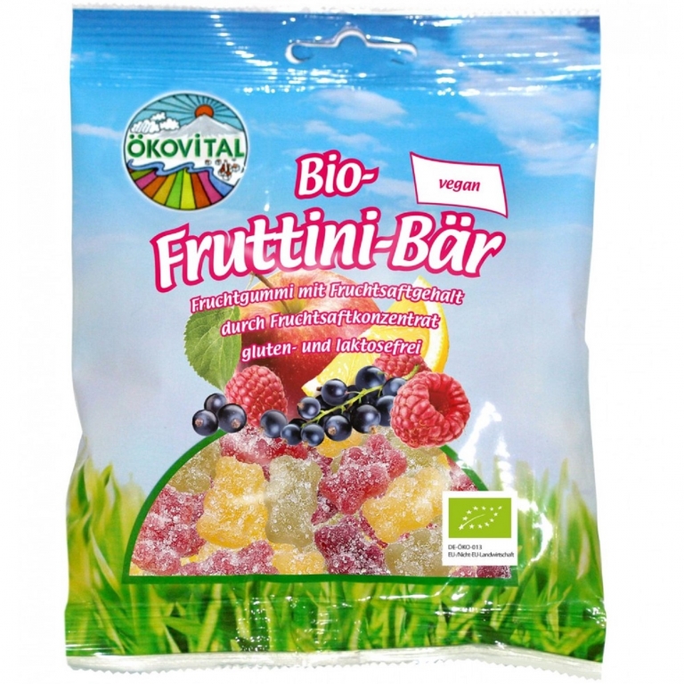 Jeleuri fructe ursuleti fara gluten fara lactoza eco 100g - OKOVITAL