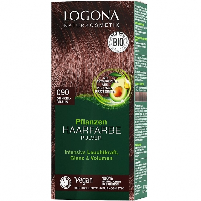 Vopsea par maro inchis 090 100g - LOGONA