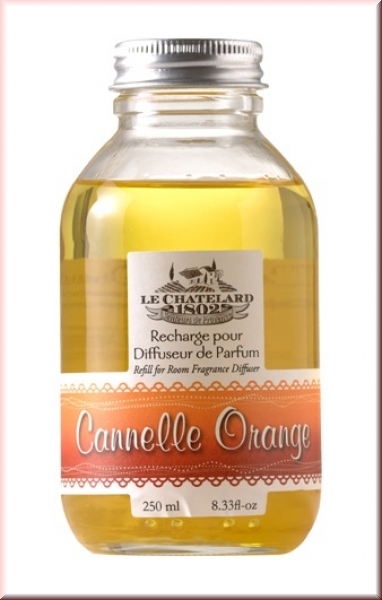 Parfum rezerva pt difuzor cannelle orange 250ml - LE CHATELARD 1802