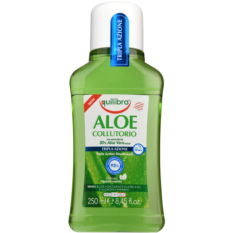 Apa gura tripla actiune aloe vera 250ml - EQUILIBRA