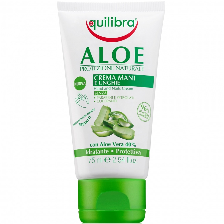 Crema maini unghii aloe vera 75ml - EQUILIBRA