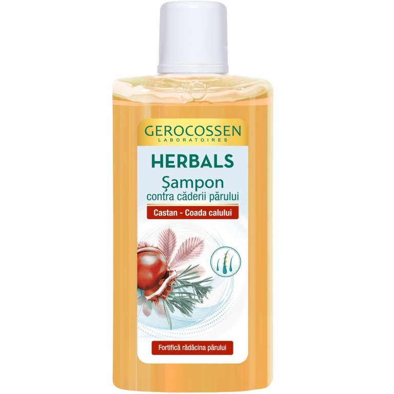 Sampon contra caderii parului castan coada calului Herbals 300ml - GEROCOSSEN