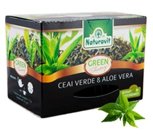 Ceai verde aloe vera Fantasy 15dz - NATURAVIT