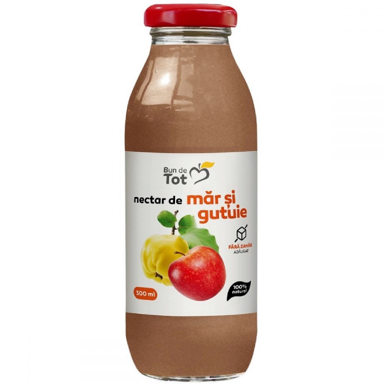 Nectar mere gutuie fara zahar 300ml - BUN DE TOT