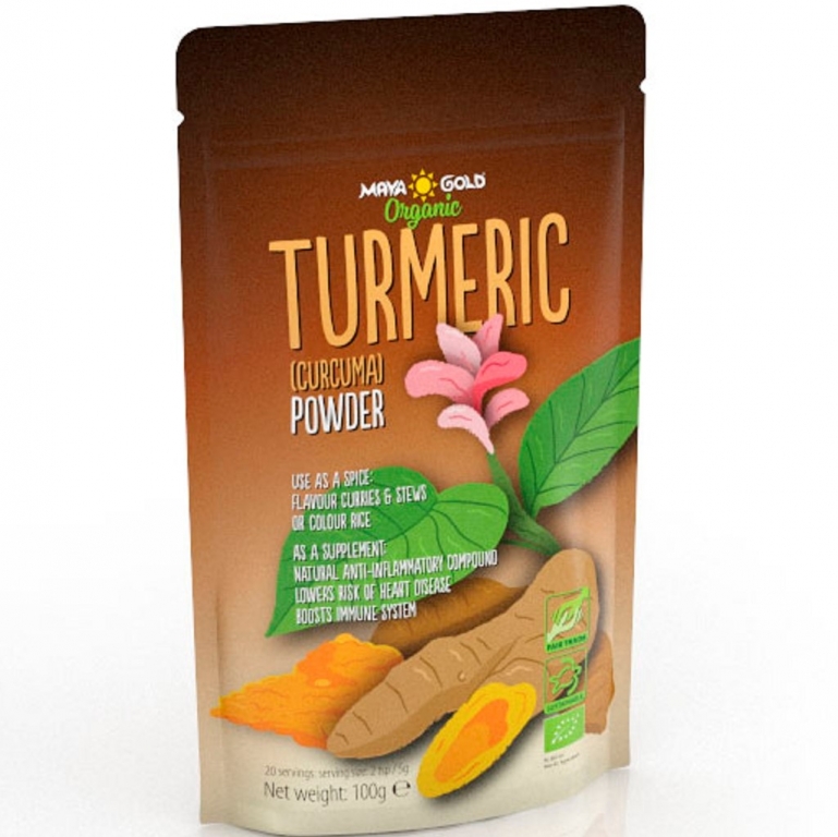 Pulbere turmeric bio 100g - MAYA GOLD