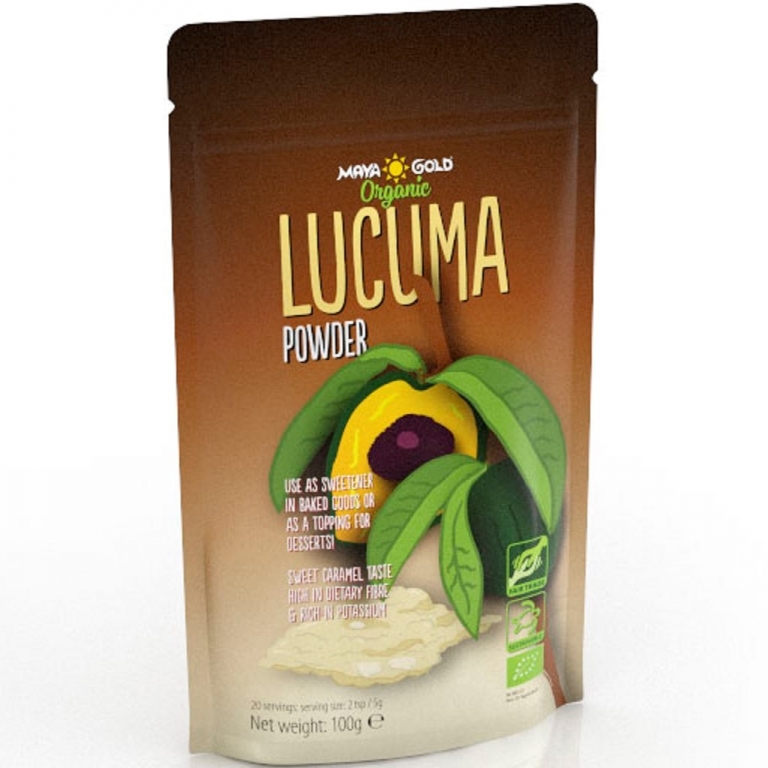 Pulbere lucuma bio 100g - MAYA GOLD