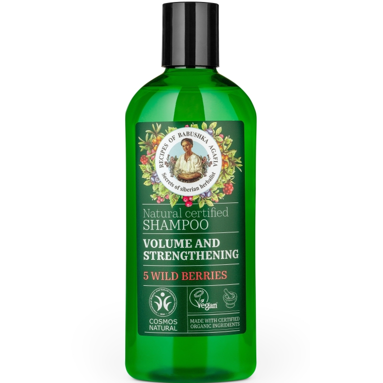 Sampon volum intarire 5fructe padure 260ml - GREEN AGAFIA