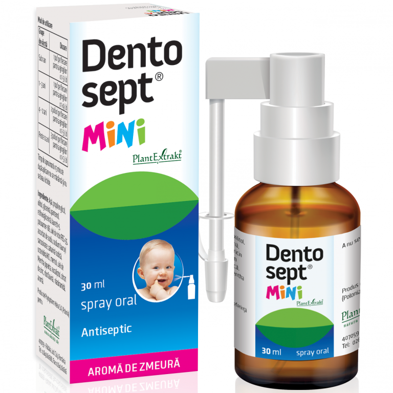 Spray gingival Dentosept Mini 30ml - PLANTEXTRAKT