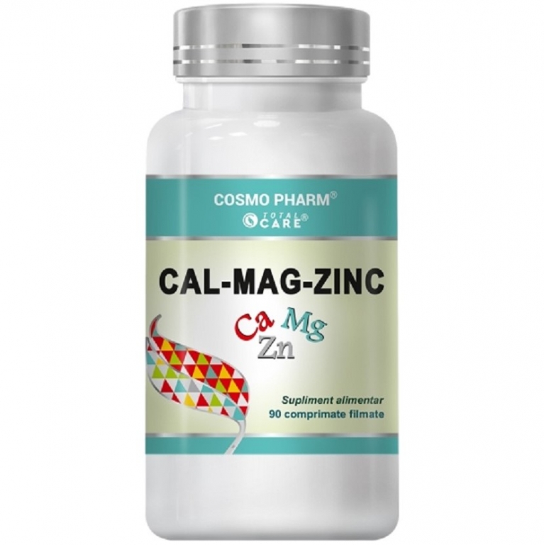 Calciu Mg Zn 90cp - COSMO PHARM