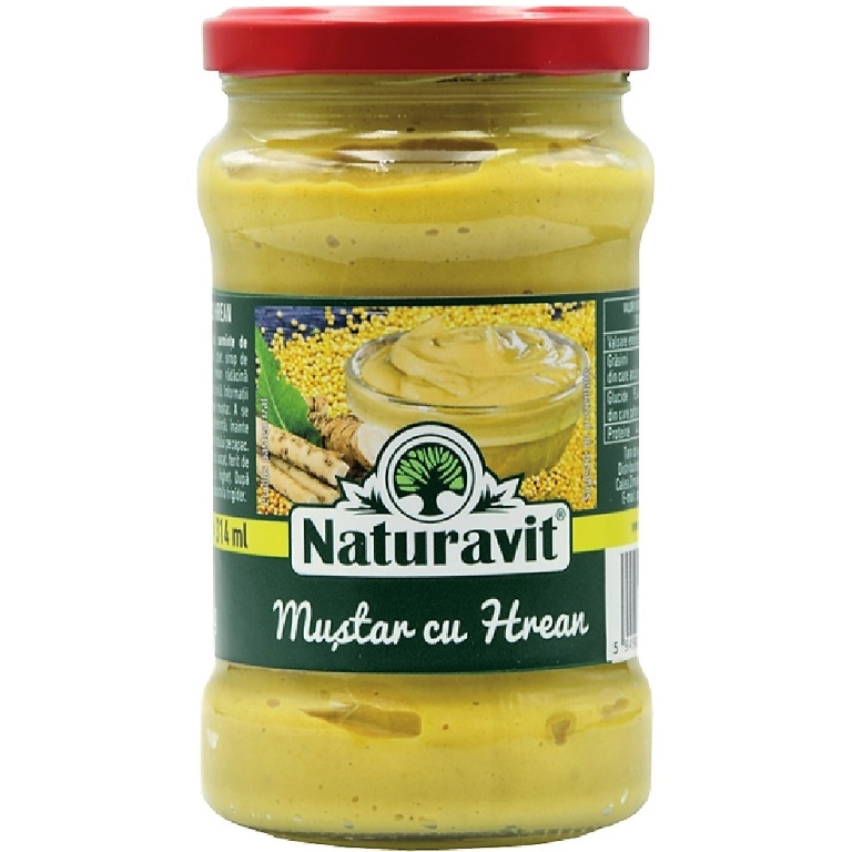 Mustar cu hrean 300g - NATURAVIT