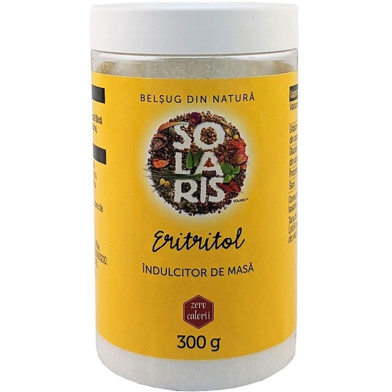 Eritritol cristalizat indulcitor 300g - SOLARIS