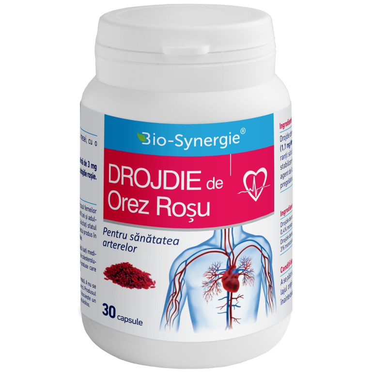 Drojdie orez rosu 30cps - BIO SYNERGIE