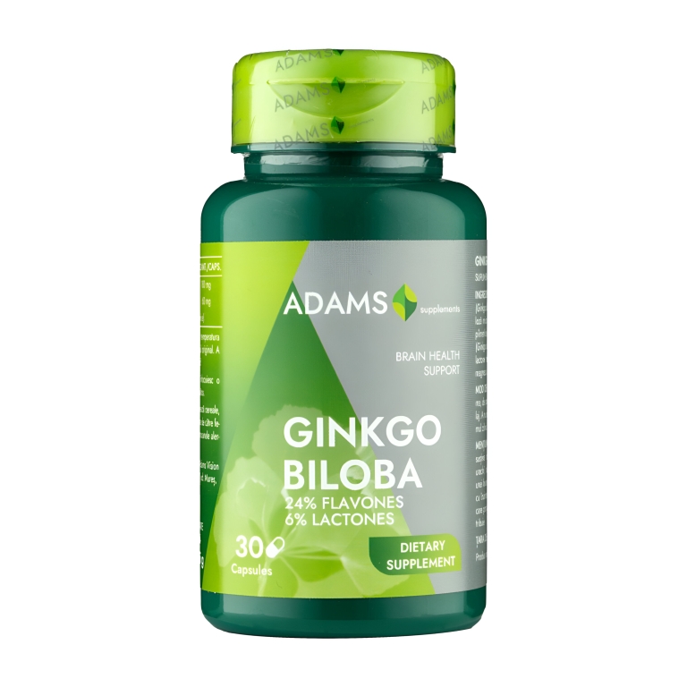 Ginkgo biloba 24/6 30cps - ADAMS SUPPLEMENTS