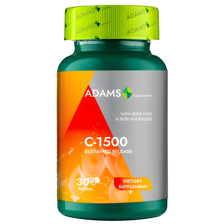 Vitamina C1500 macese 30cp - ADAMS SUPPLEMENTS